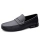 Men's microfiber casual small leather shoes trend driving Loafers large size men's shoes