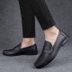 Men's microfiber casual small leather shoes trend driving Loafers large size men's shoes