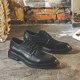 Leather shoes 45 46 business formal men's shoes pointed men's shoes